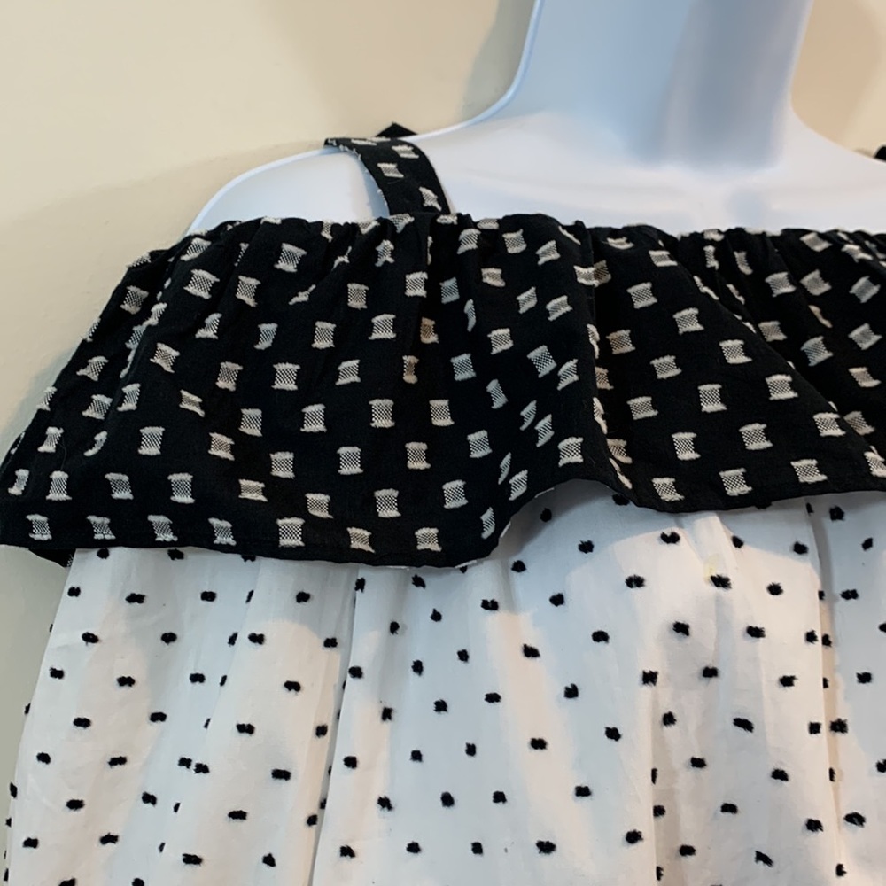 LOFT Exposed Shoulder Babydoll Shirt  Size S - Picture 2 of 10